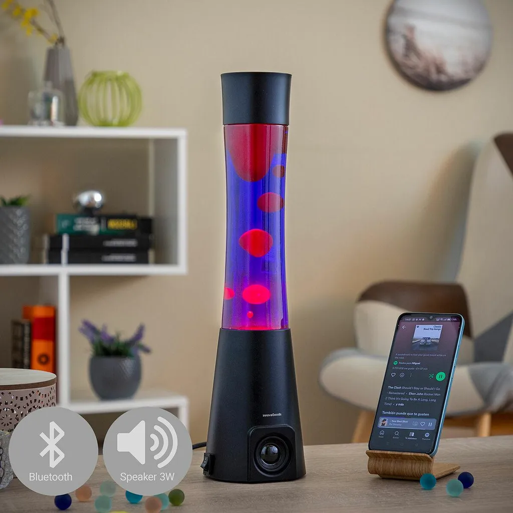 Maglamp Lampada di Lava Magma e Speaker Wireless - Arredo Mood