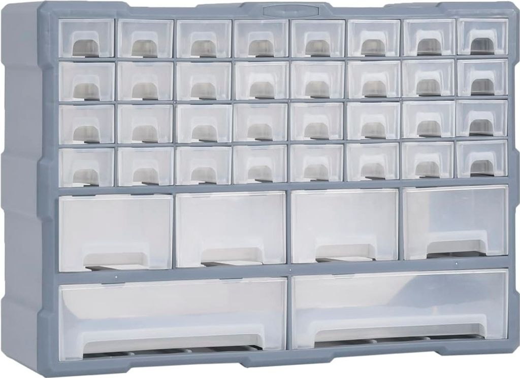 Multi-Schubladen-Organizer mit 38 Schubladen 52x16x37,5 cm