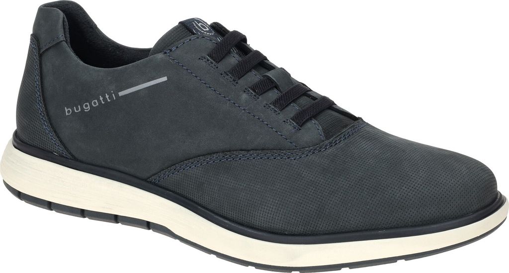 Bugatti BRUTE Herrenschuhe - sportliche Slipper - Halbschuhe blau Freizeit NEU