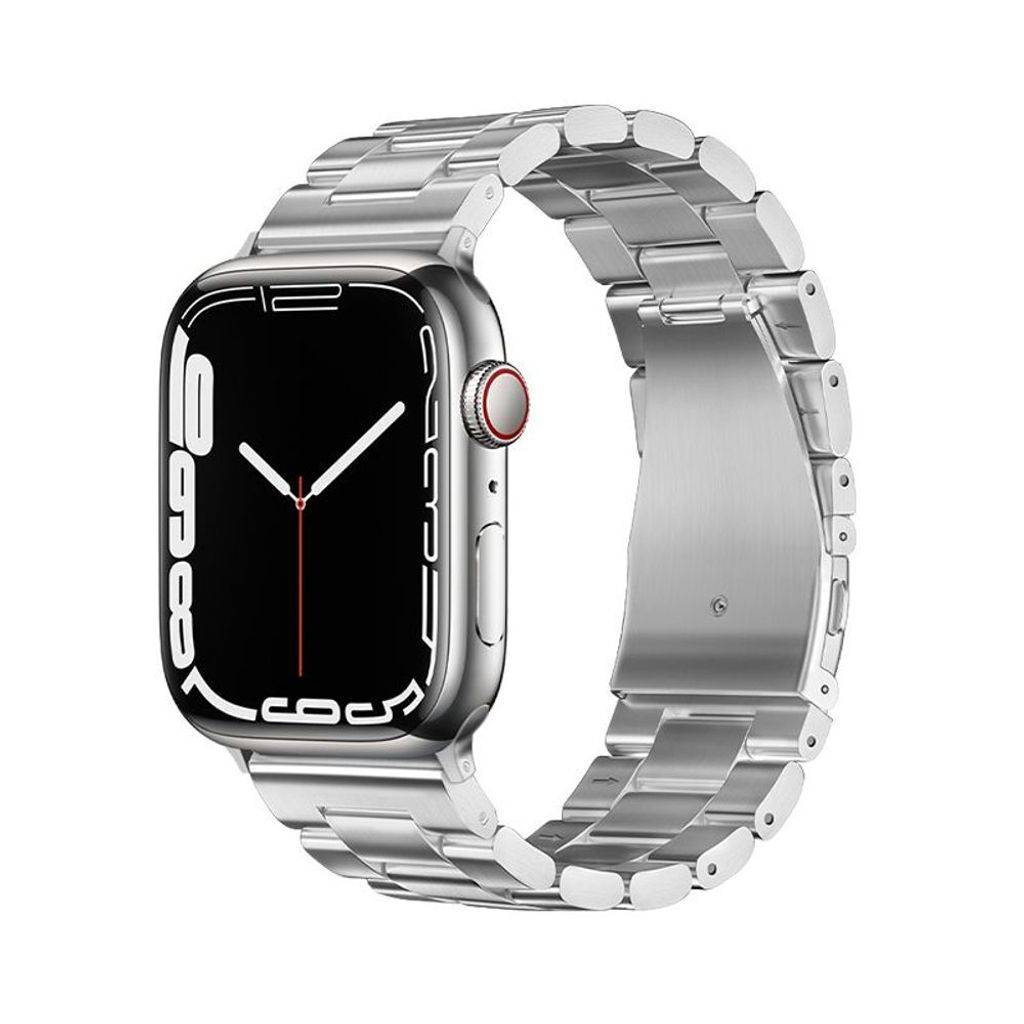 FORCELL F-DESIGN FA10 Armband / Band passend für Apple Watch 42/44/45/49mm silber