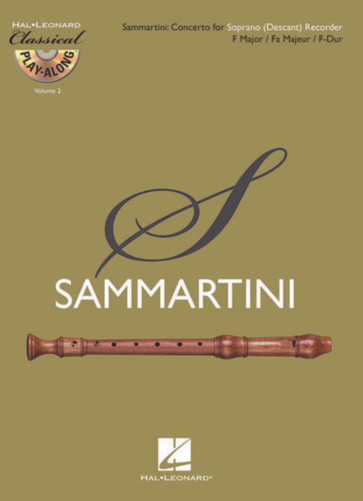 Sammartini: Concerto for Soprano (sescant) Recorder/m. CD