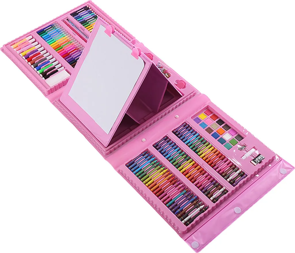 Kit Artistico 208 Pezzi Multiuso - Set Disegno Professionale Bambini