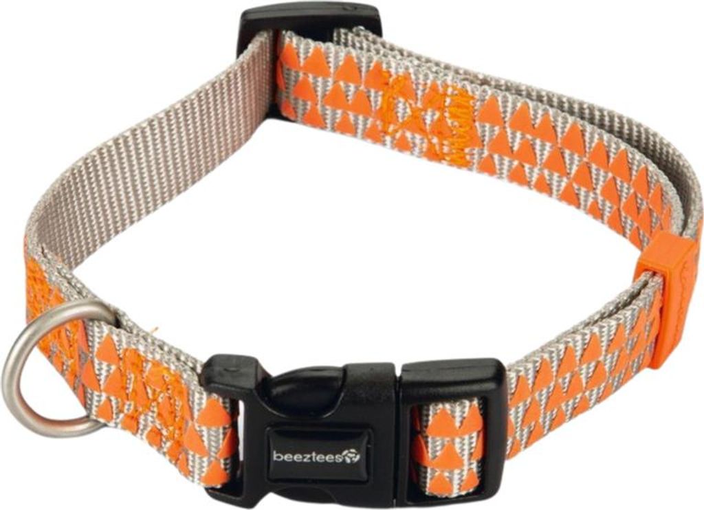 Beeztees Triangle - Hundehalsband - hellgrau - 35-50 cm