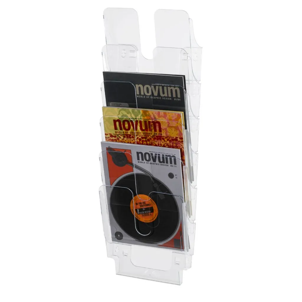 DURABLE 1700008401 Flexiplus 6 A4 Verticale - Espositore Parete Trasparente - 11