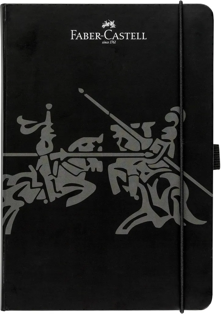 Cahier de Notes A5 Petits Carreaux Faber-Castell Noir pour le Bureau