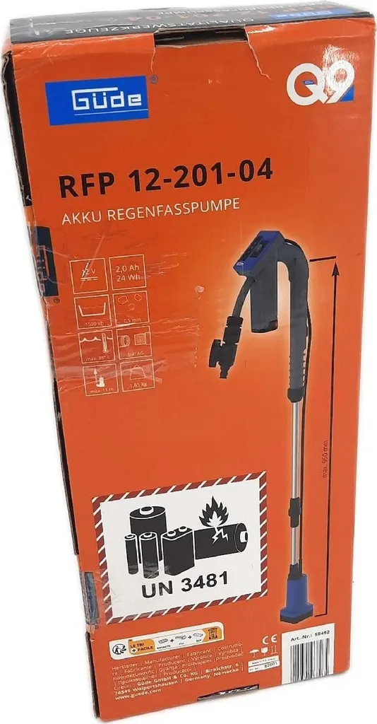 Pompe de Transfert pour Fût et Baril RFP 12-201-04 - Débit Constant - 20