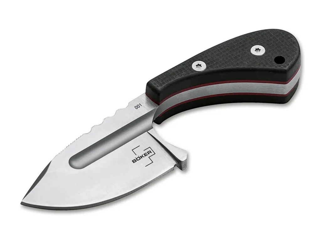 Couteau Böker Plus Sigyn en acier D2 avec manche G10 et étui tactique noir