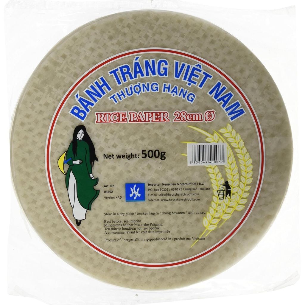 HS - Vietnamesisches Reispapier - rund - 28 cm Produktbild 
