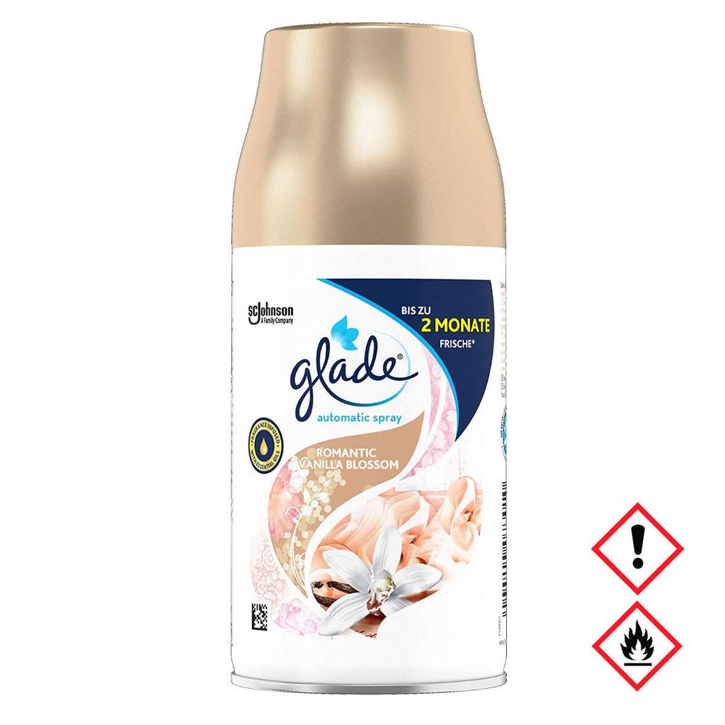 Glade Automatic Spray Romantic Vanilla Bossom (269ml Packung)