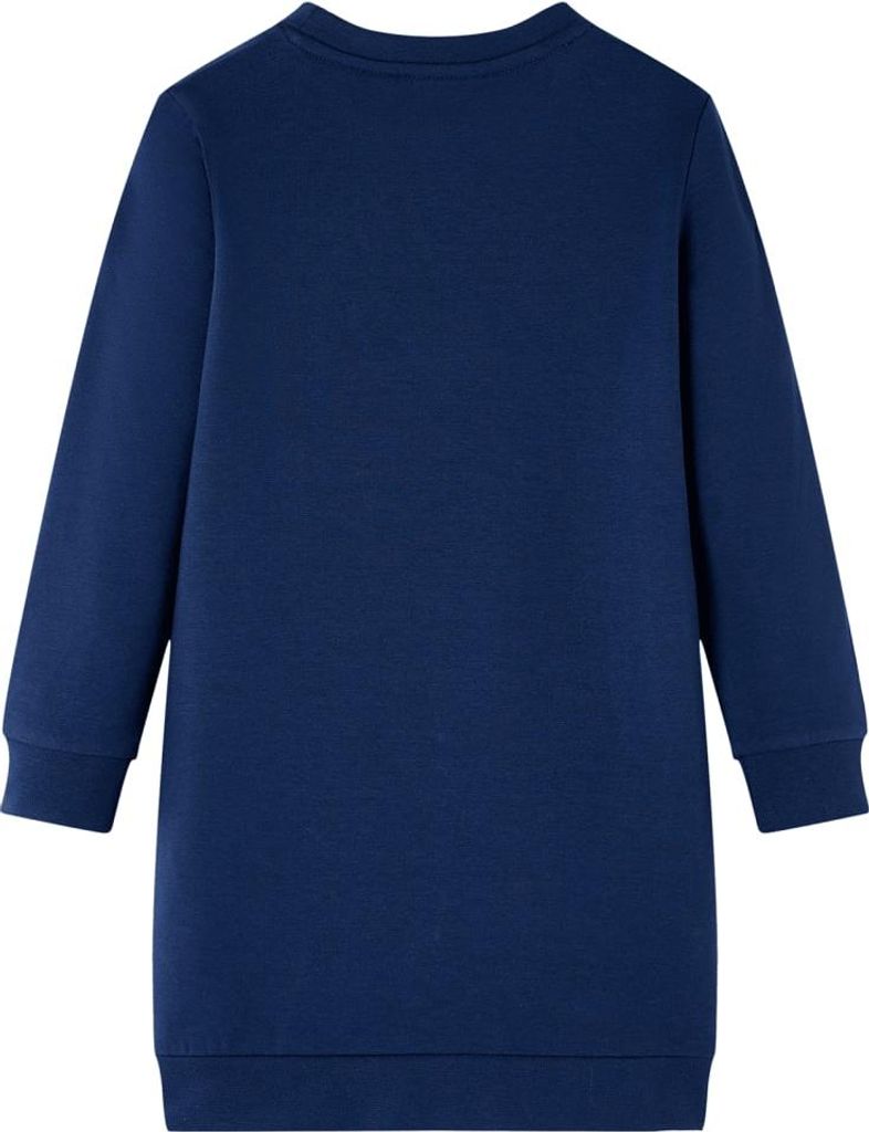 vidaXL Kinder-Pulloverkleid Marineblau 116