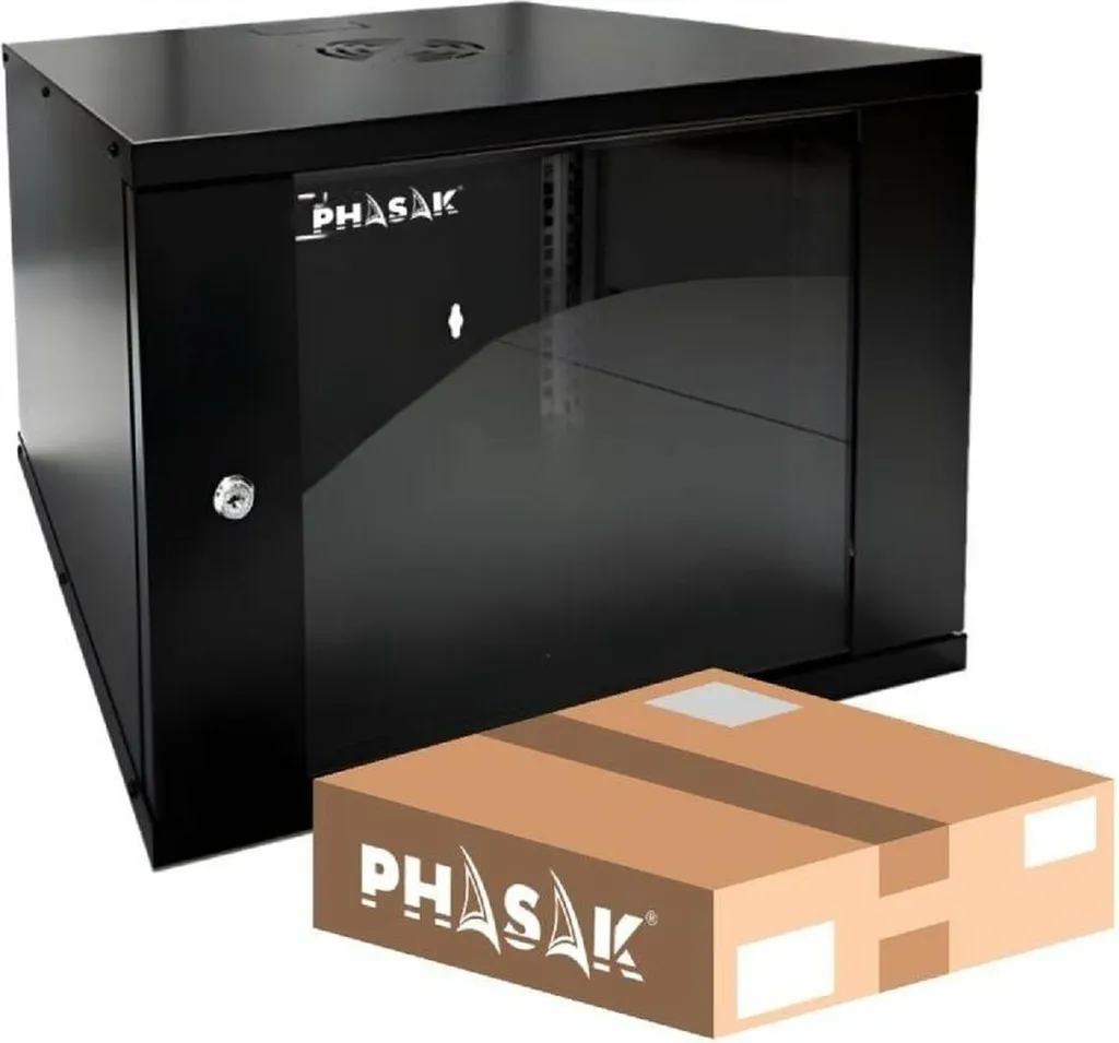 Coffret Réseau Mural 12U 19 Pouces pour Switch et Serveur Phasak