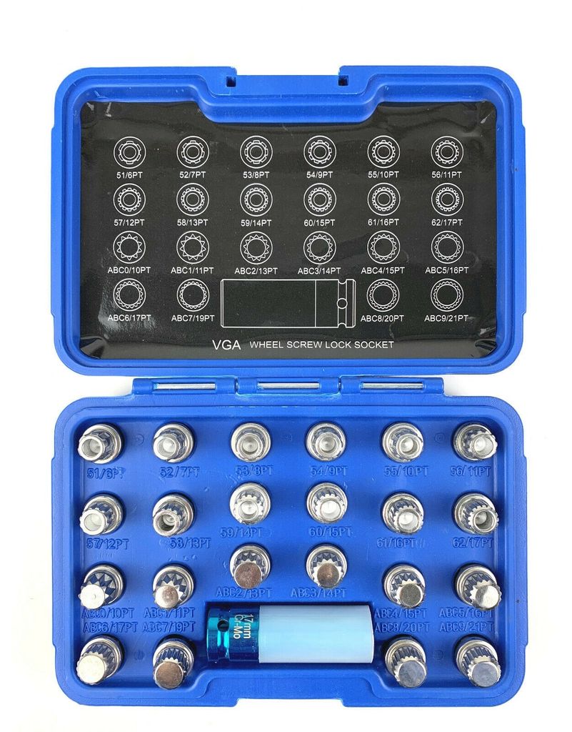 Felgenschloss Demontage Werkzeug Radsicherung für VAG