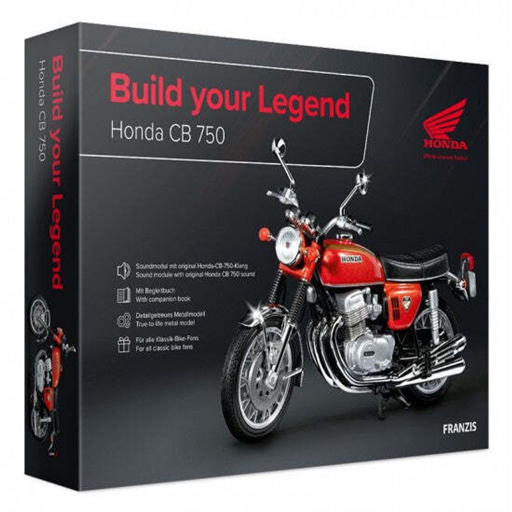 Franzis Verlag Honda CB 750, Model motocykla, Montážna Obrázok produktu 
