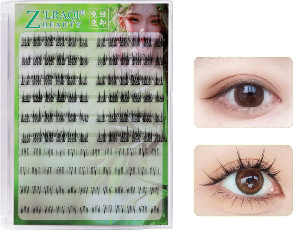 INF DIY Magnetisches Wimpernset - Kamelien- und Sonnenblumenstil