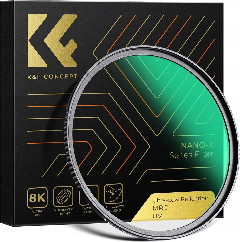 K&F Concept 46mm UV Nano-X MRC - Protezione Lente Ultra Sottile