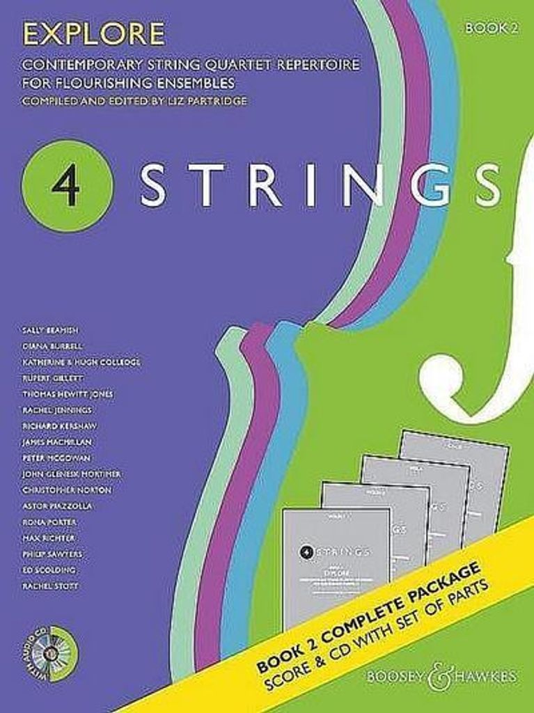 4 Strings - Explore (+CD)for string quartet