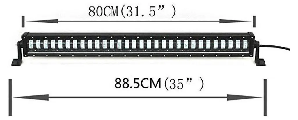Barre LED longue portée pour éclairage de chantier et raid 4x4 - 2