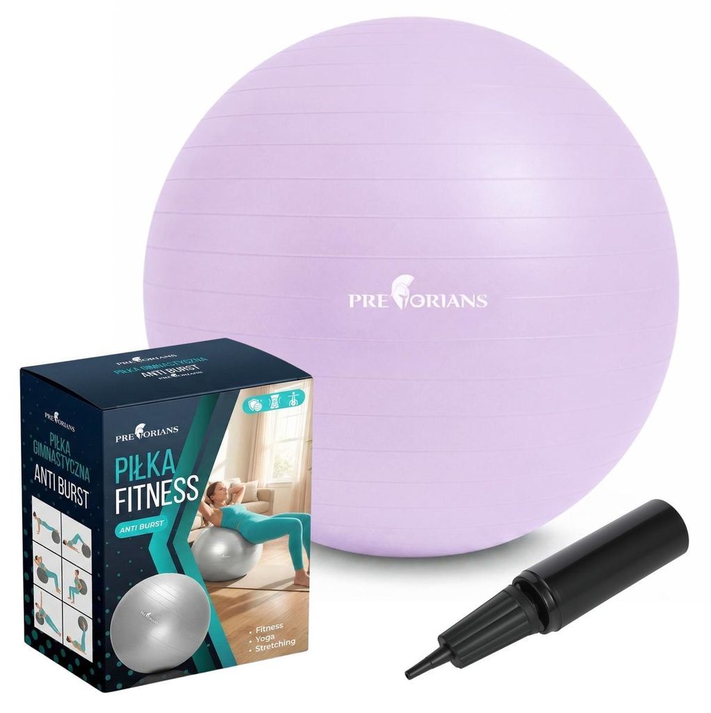 Gymnastický míč 65 cm, tréninkový míč, sedací míč pro Obrázek produktu 