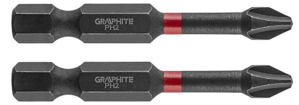 GRAPHITE 56H519 Schrauberbit-Satz 2-tlg Bitset Produktbild 