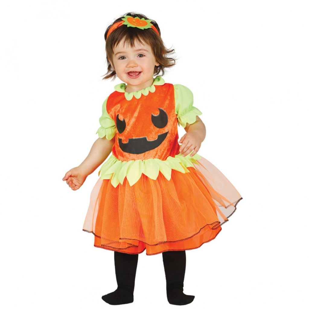 Kürbis Halloween Pumpkin Kostüm Kinder 92 1-2 Jahre 