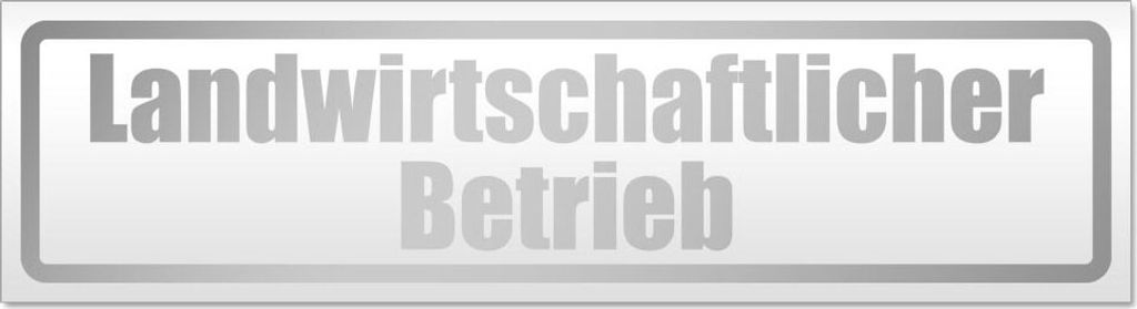 Landwirtschaftlicher Betrieb Magnetschild Schild magnetisch