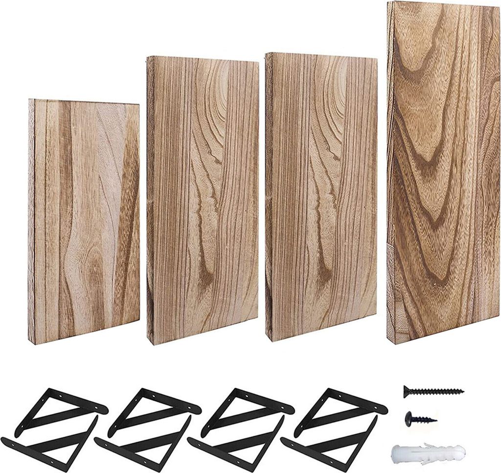 OKWISH Wandregale 4 Ablagen 42 x 15.5 cm Schweberegal Produktbild 