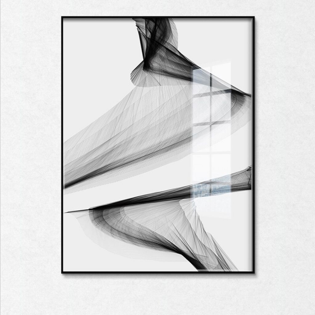 TPFLiving Kunstdruck LW-49 (OHNE RAHMEN) Poster - Leinwand - Wandbild - Hochauflösender Giclée-Druck, langlebig und hochwertig - Nordic Art - Abs...
