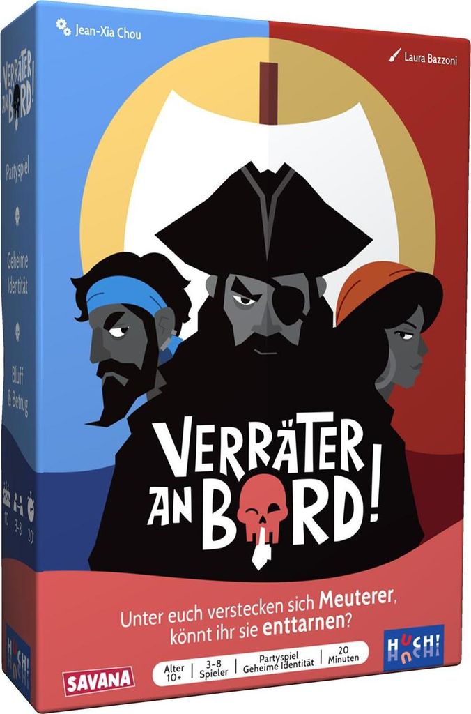 HUCH! Verräter an Bord, Brettspiel, Abzug, 10 Jahr(e), Produktbild 