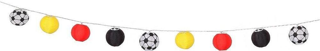 IBV 12er LED Solar Lichterkette Deutschland Fußball Produktbild 
