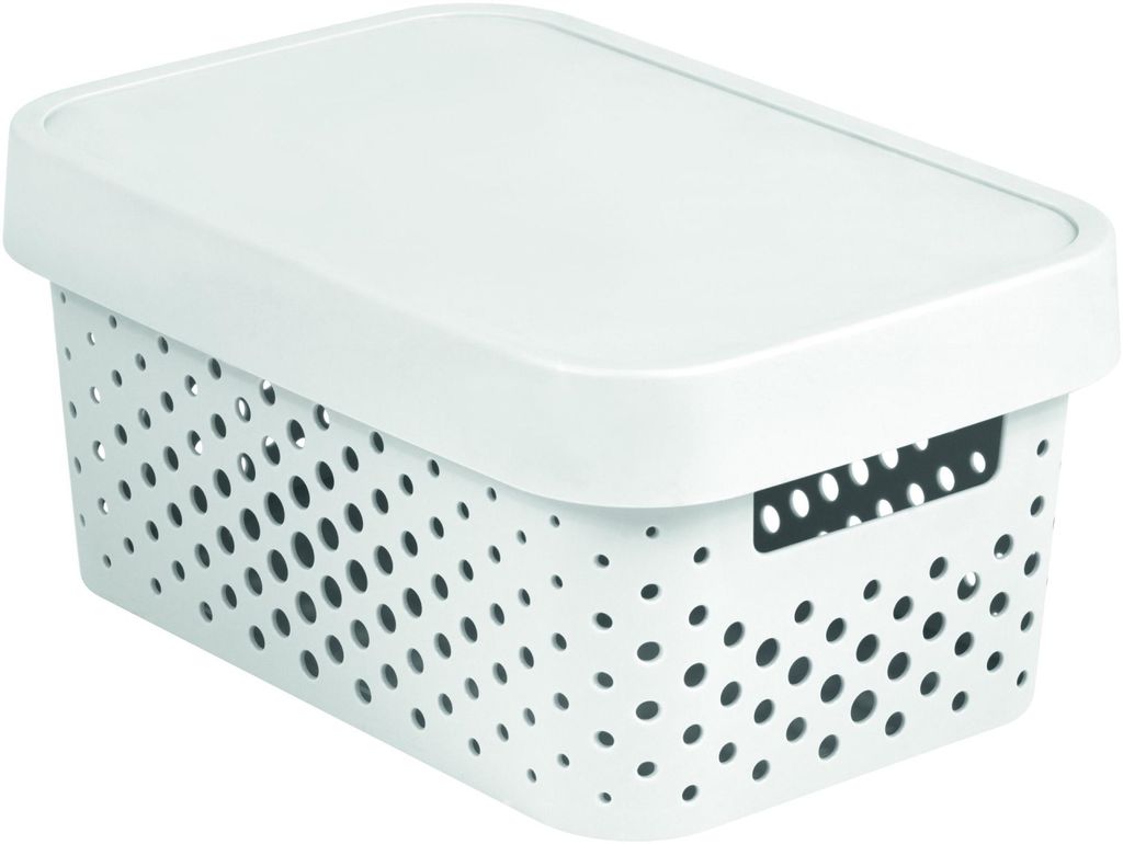 Curver INFINITY opbergbox met deksel en gaatjespatroon, 4,5 Productafbeelding 