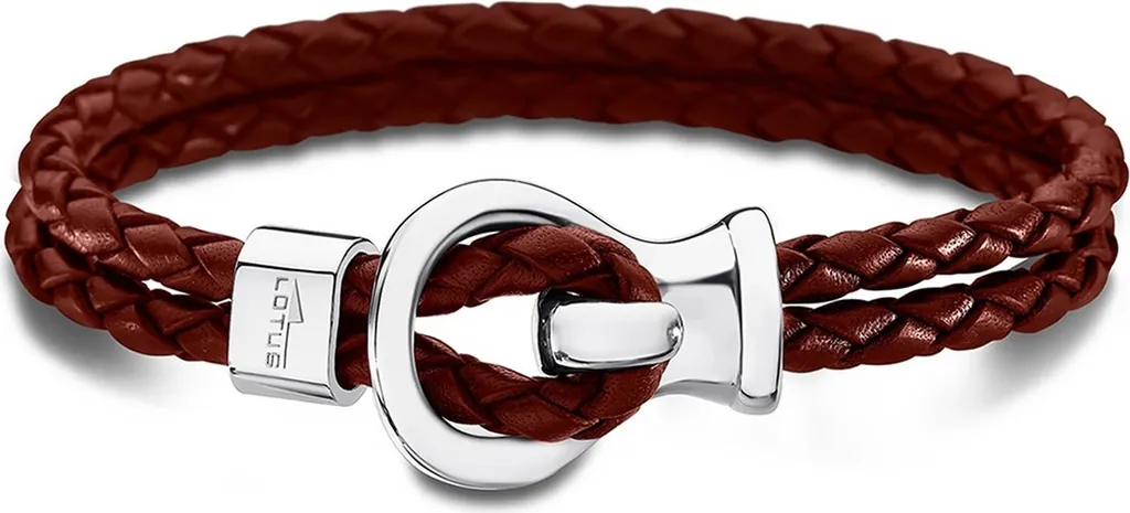 Bracciale Uomo Lotus LS1832-2/5 | Pelle Marrone E Acciaio Con Ancora | Collezione Urban Man - 2