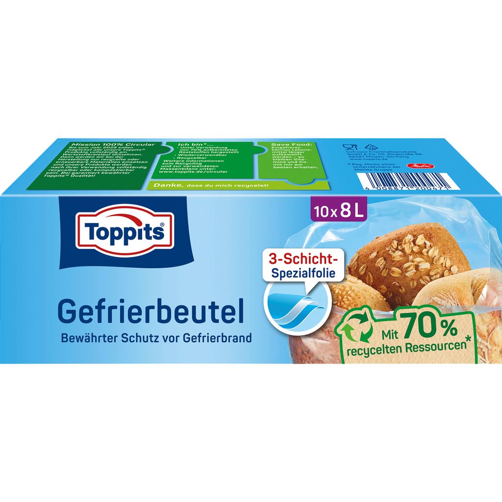 Torba do zamrażarki Toppits 8l Zdjęcie produktu 