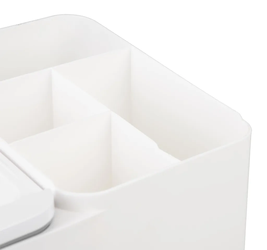 Boîte de rangement intelligente à induction pour bureau multi-compartiments - 15