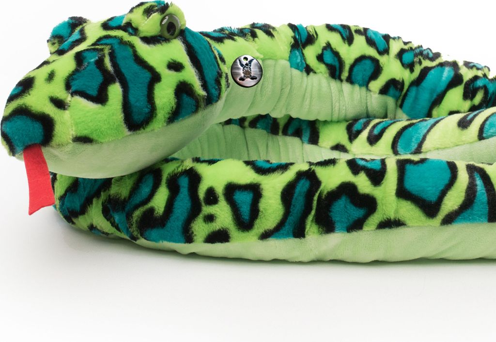 Riesenschlange Python Anaconda Boa Schlange 250 cm Plüschschlange grün ARAGON