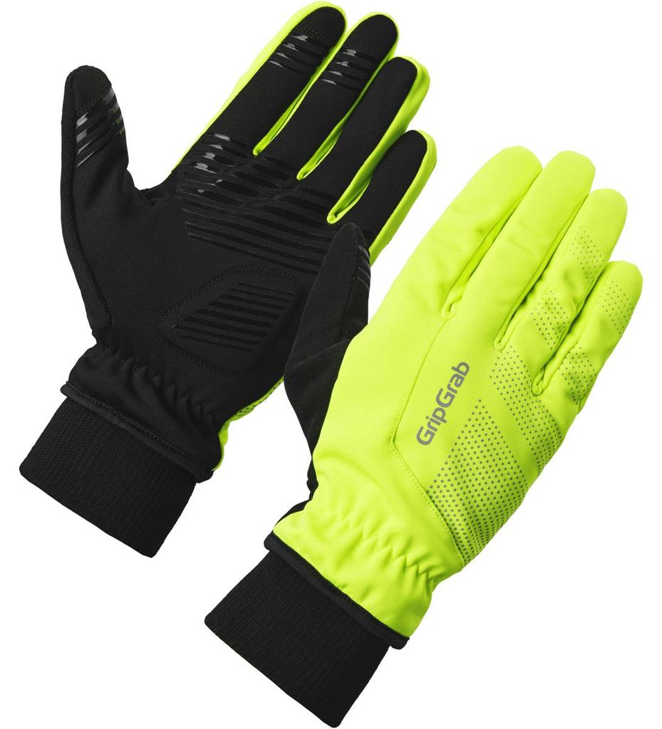 Gripgrab Ride 2 winddichte Winterhandschuhe, gelb – XXL