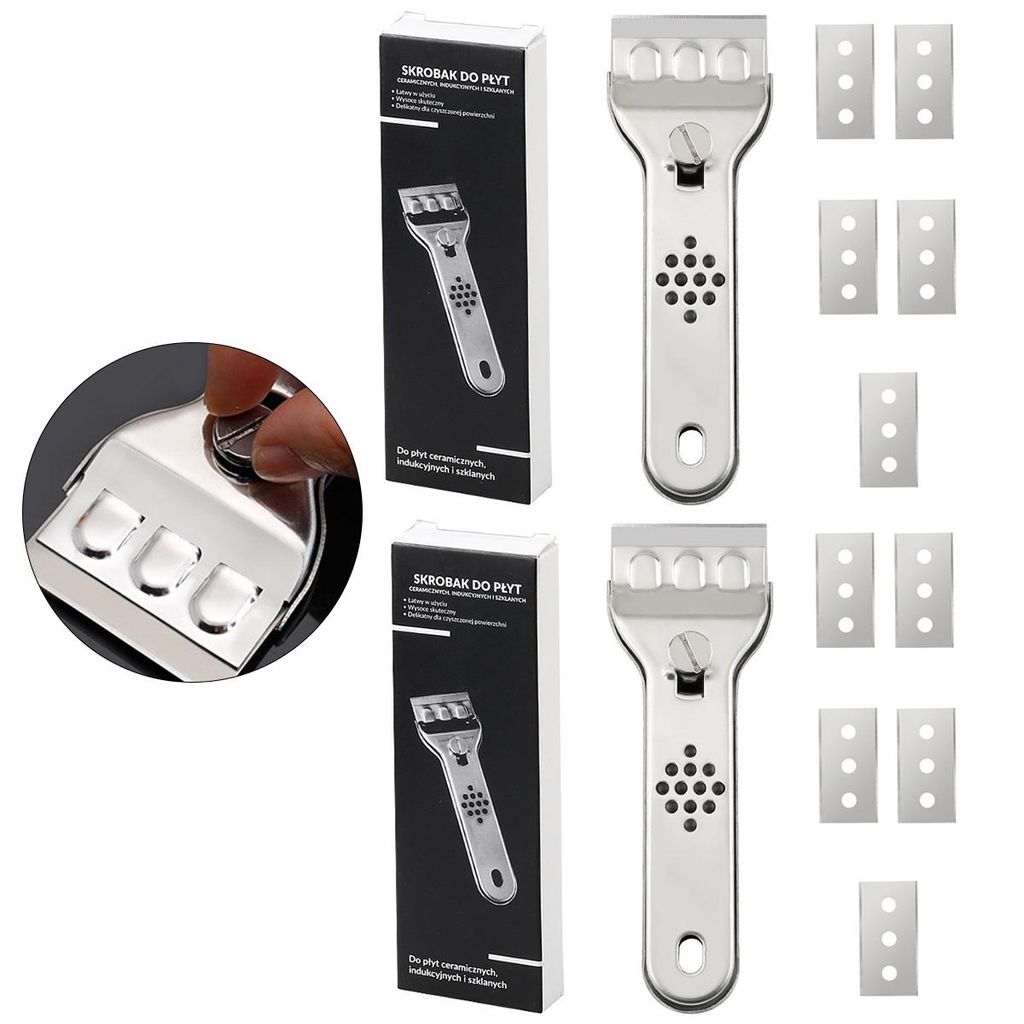 2er Set Glaskeramikfeldschaber & Schmutzradierer, 430 Produktbild 