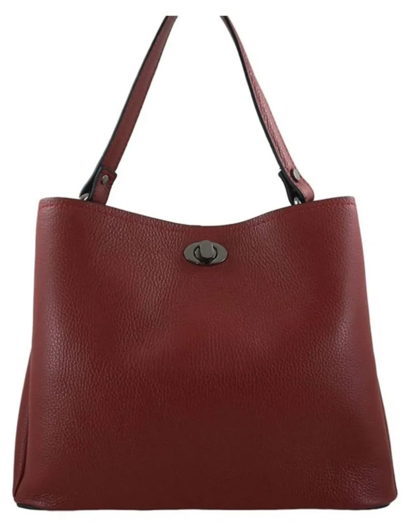 Dites adieu au désordre avec le sac Barberini's 83913 en cuir organisé