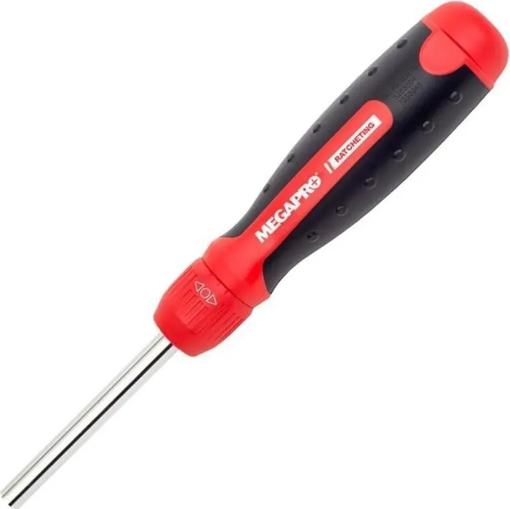 Tournevis à cliquet professionnel Megapro avec 13 embouts de vissage