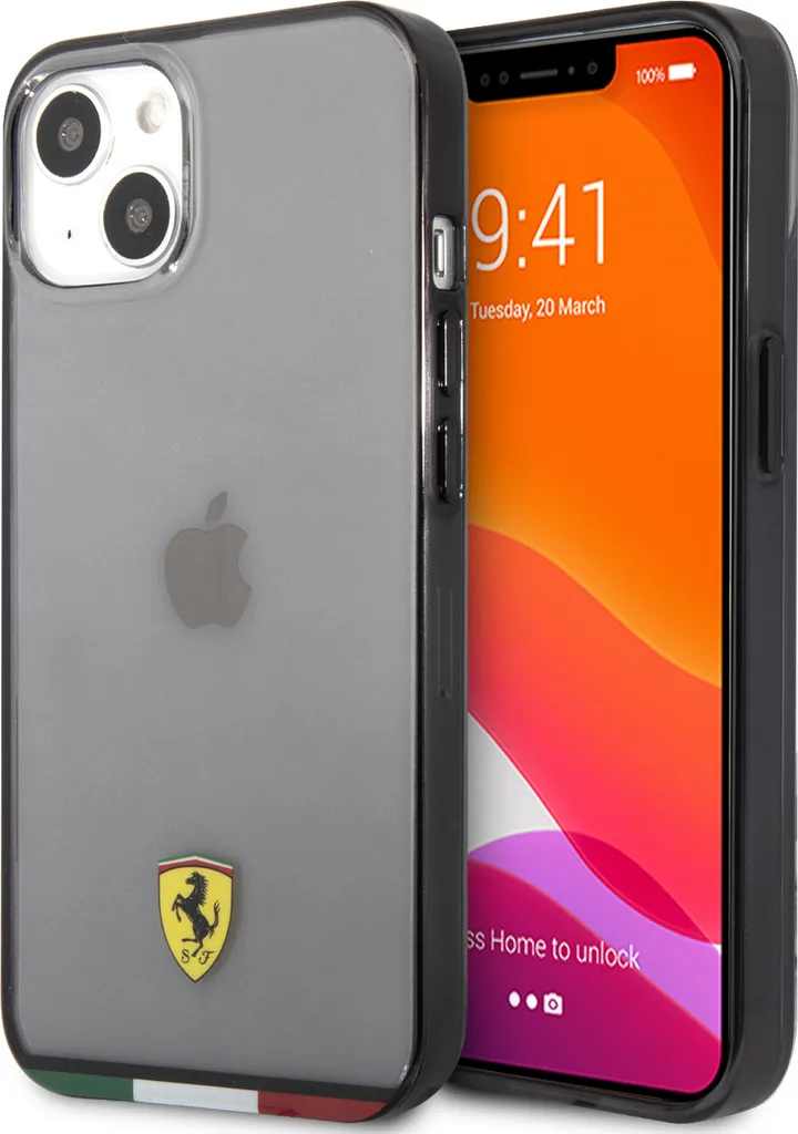 Ferrari Case iPhone 13 Mini TPU Black - Eleganza e Protezione Slim