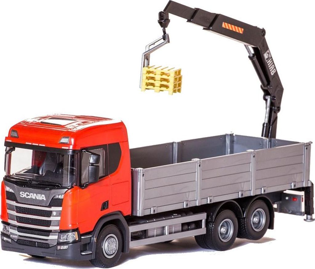 Emek 50605 Scania R Next Gen czerwona skrzynia z żurawiem Zdjęcie produktu 