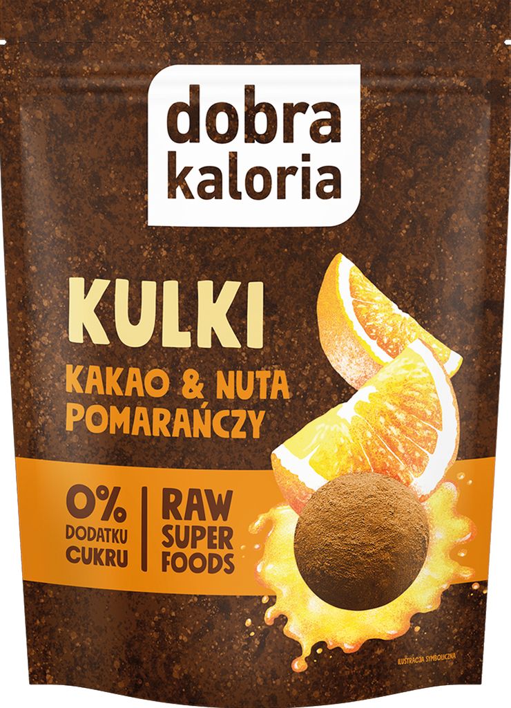 Kulki kakaowe o smaku pomarańczowym 65 g Produktbild 