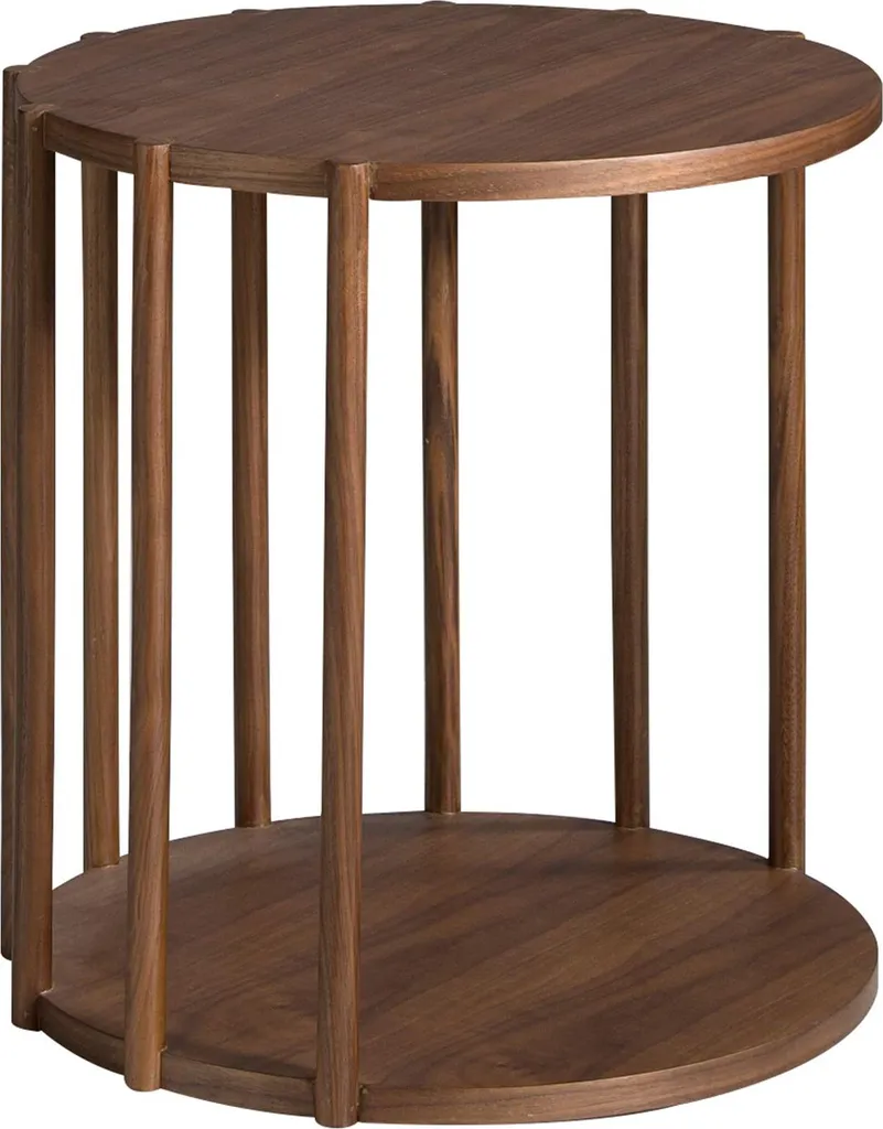 Meublez vos angles avec la table ronde noyer 2039 Angel Cerdá chic