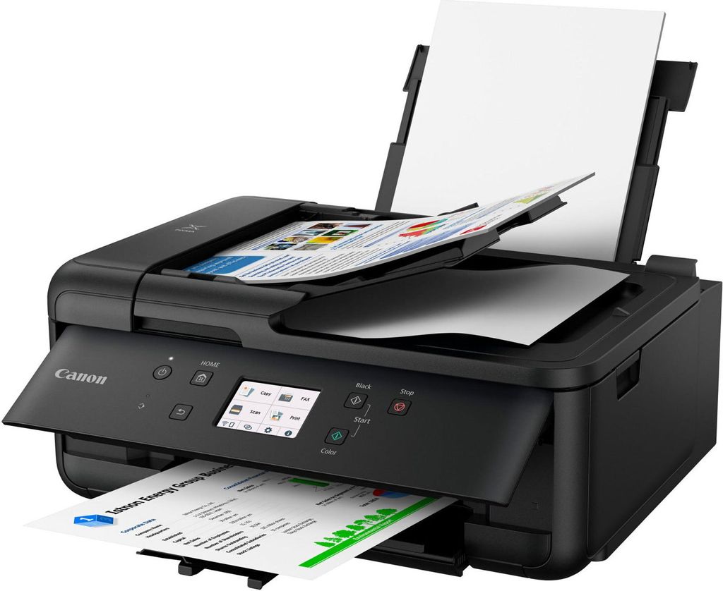 Canon PIXMA TR7650 Multifunktionssystem 4-in-1 schwarz Produktbild 