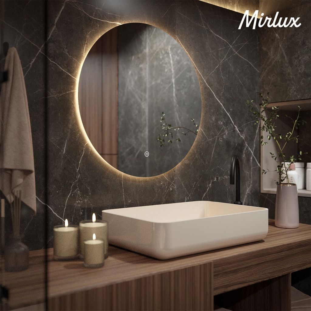 Mirlux Badezimmerspiegel mit Beleuchtung & Heizung - Produktbild 7