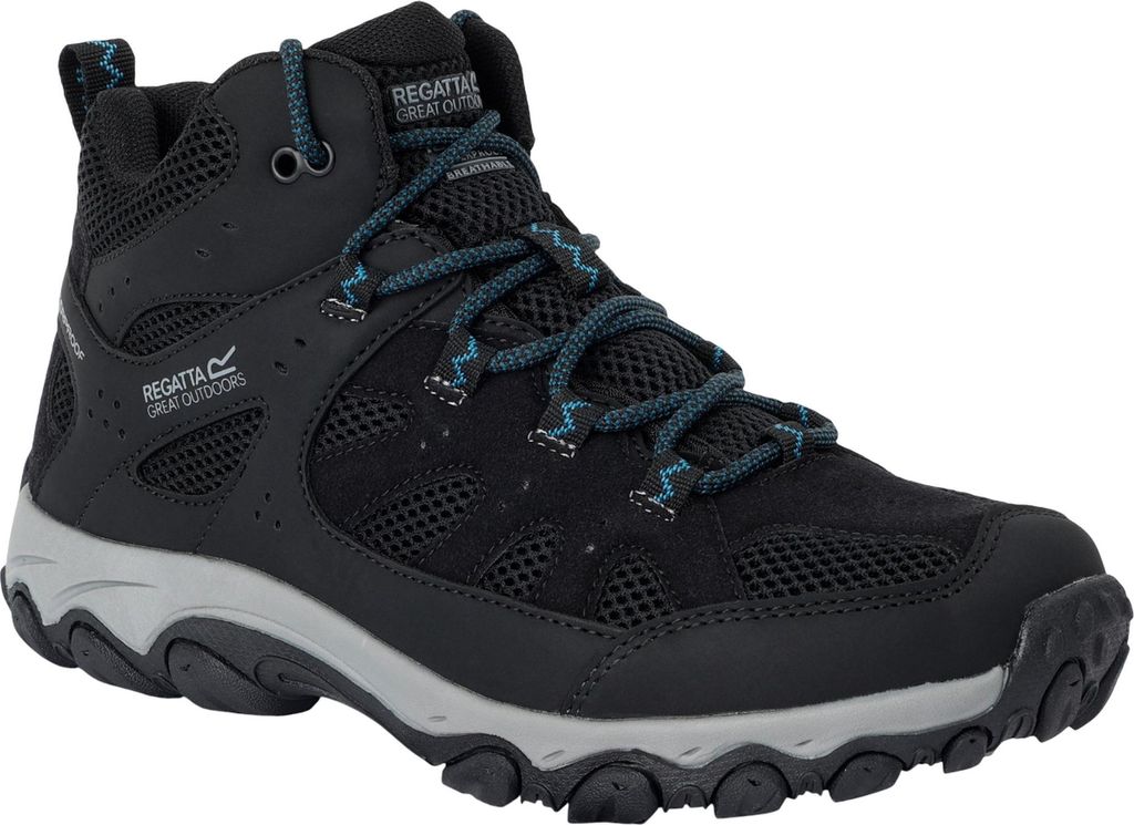 Regatta - "Edgepoint IV" Wanderstiefel für Damen, Knöchelhoch RG12230 (38 EU) (Schwarz/Blaugrau)