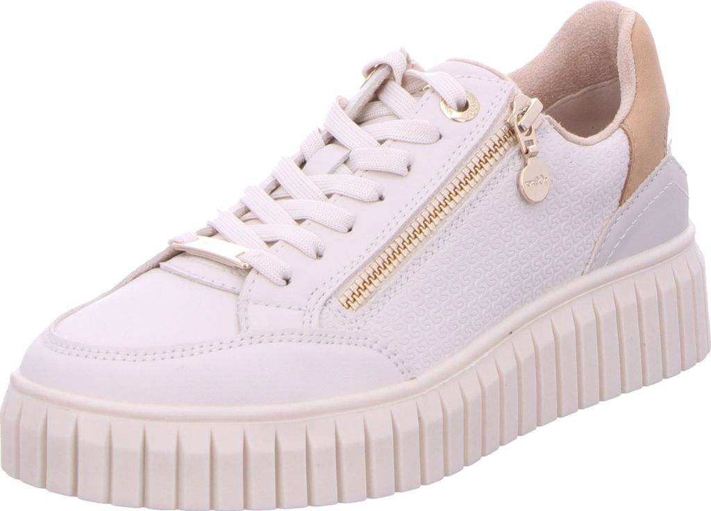 s.Oliver Damenschuhe sportlicher Schnürer Weiß Freizeit, Schuhgröße:40 EU