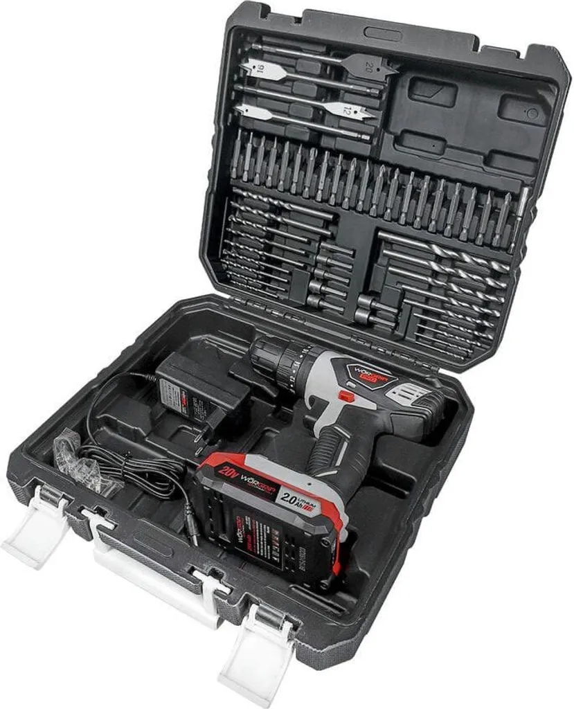 Perceuse pour bricolage Worgrip 20V avec batterie 2.0ah pour rénover