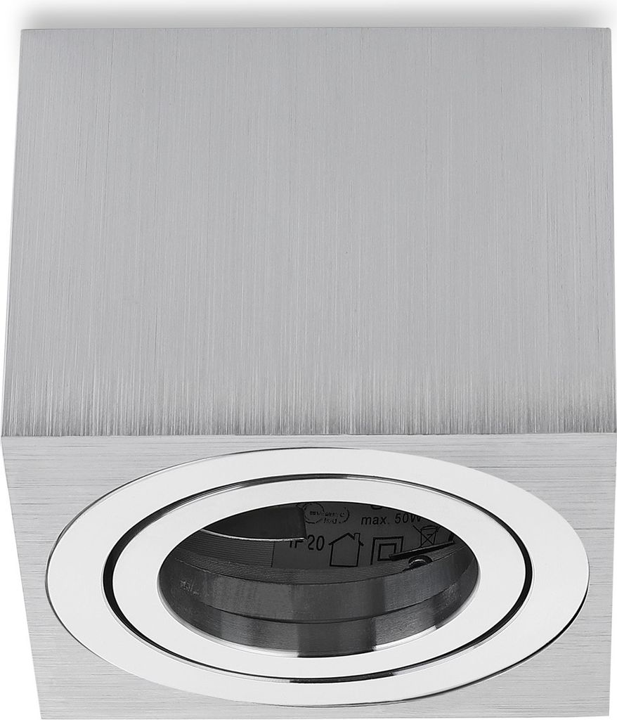 Sweet LED Aufbaustrahler Aufbauleuchte silber Deckenleuchte Produktbild 