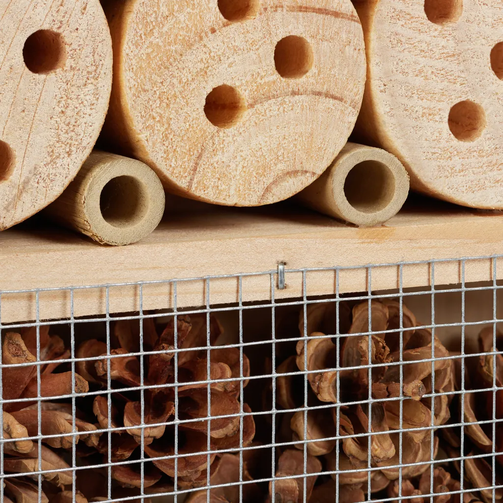 Hôtel pour Insectes de Jardin - Kit de Pollinisation pour le Potager - 8