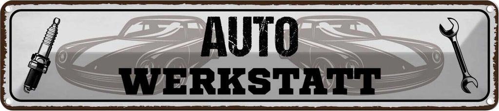 vianmo Blechschild 10x46 cm Auto Werkstatt Werkzeug Amerika USA